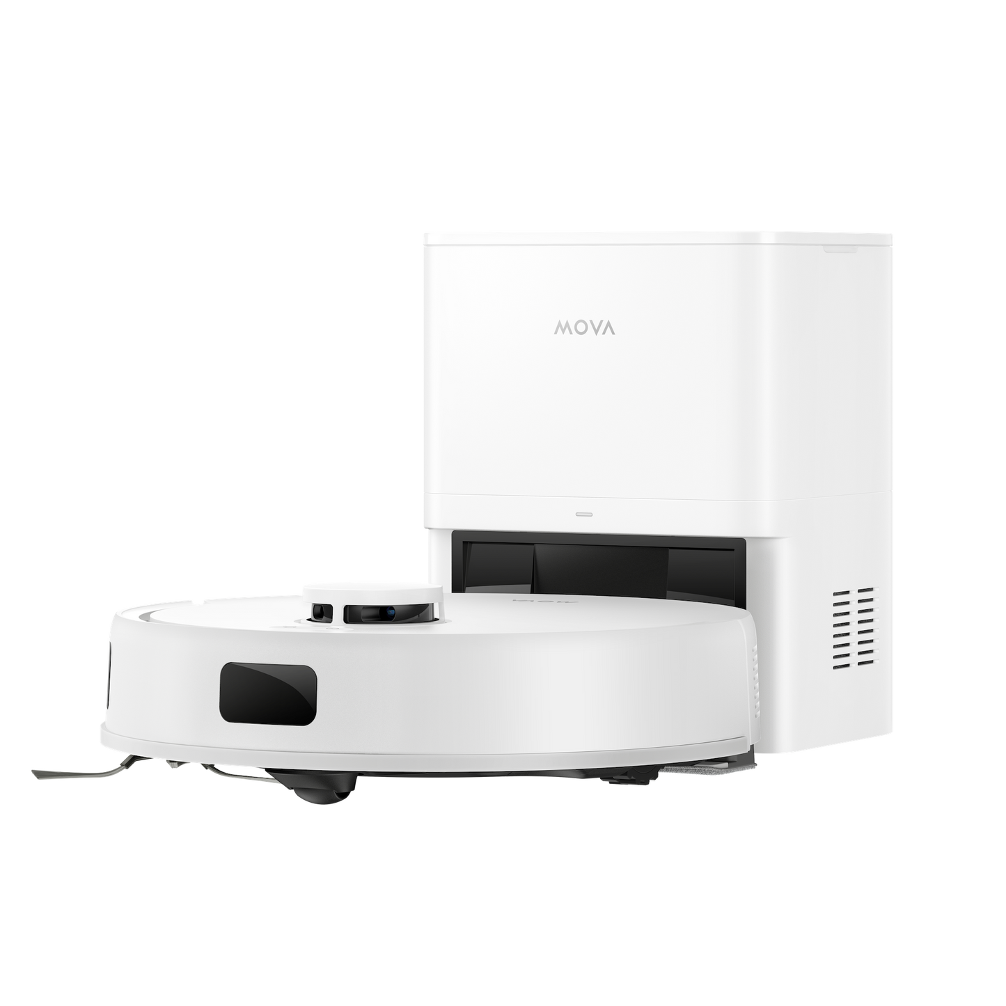 MOVA E20 Plus ロボット掃除機 高精度マッピング - 5000pa強力吸引 水拭き 禁止エリア 静音設計 遠隔操作 自動充電