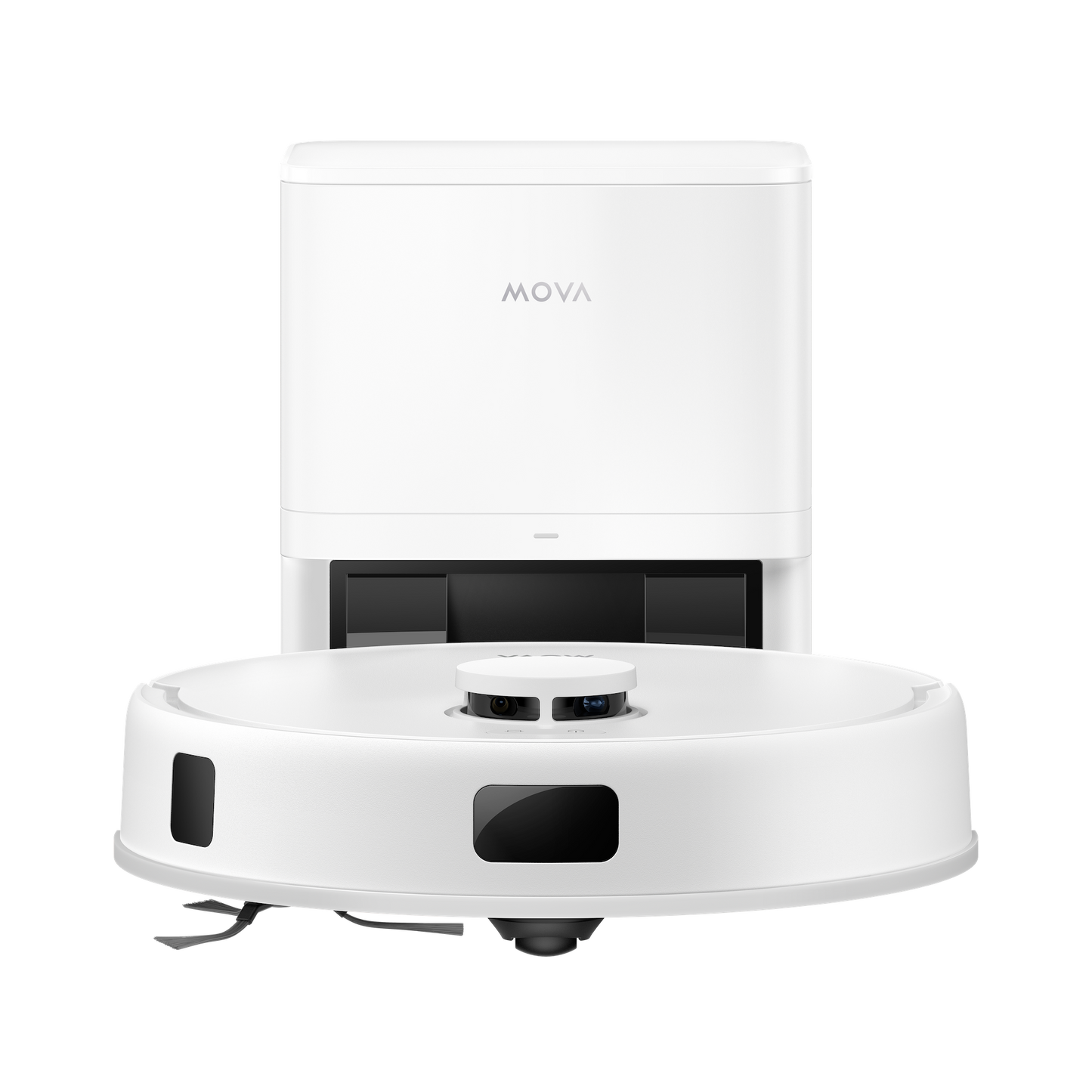 MOVA E20 Plus ロボット掃除機 高精度マッピング - 5000pa強力吸引 水拭き 禁止エリア 静音設計 遠隔操作 自動充電