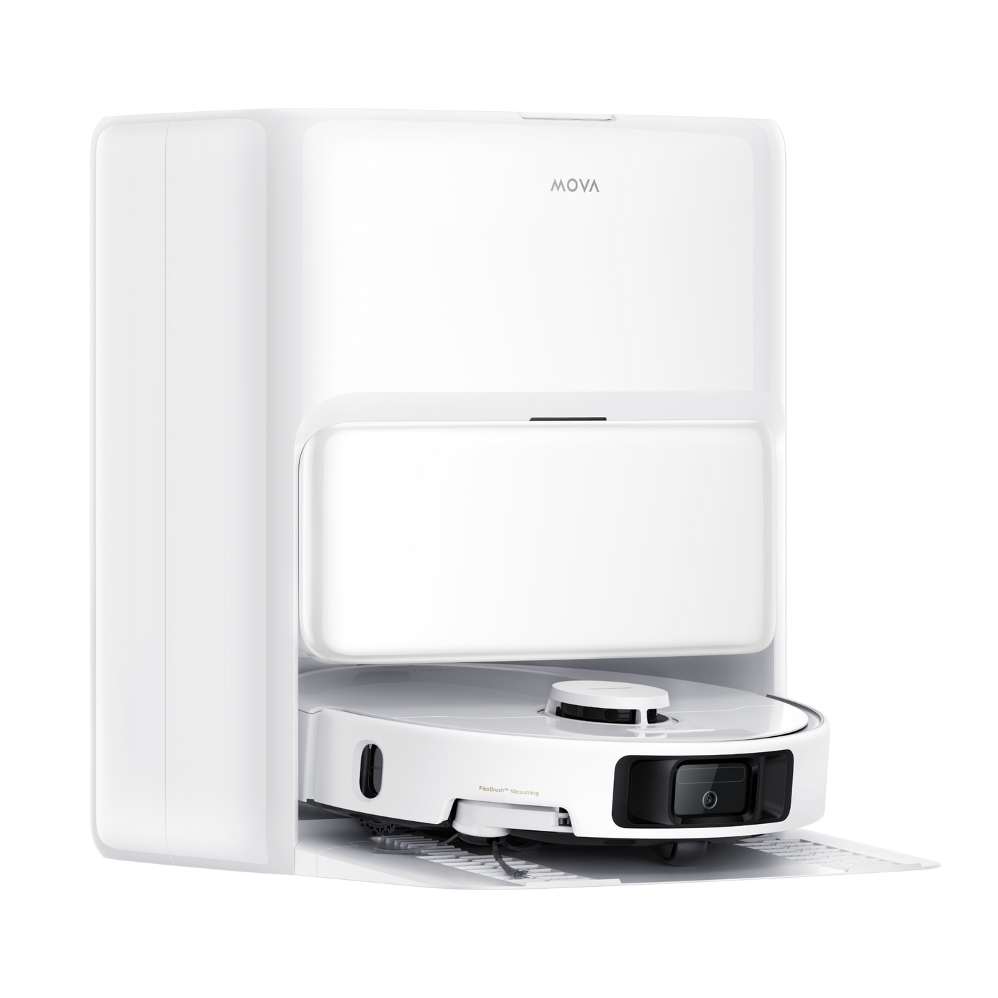 MOVA P50 Ultraロボット掃除機 19,000Paの吸引力 75℃の温水モップ自動洗浄 自動ゴミ収集 モップに自動給水 LDSレーザーナビゲーション 自動マッピング 障害物回避 アプリ対応 3年間メーカー保証