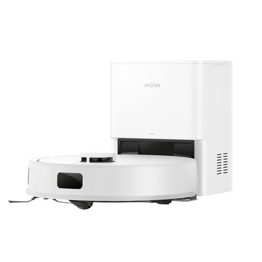 MOVA E20 Plus ロボット掃除機 高精度マッピング - 5000pa強力吸引 水拭き 禁止エリア 静音設計 遠隔操作 自動充電