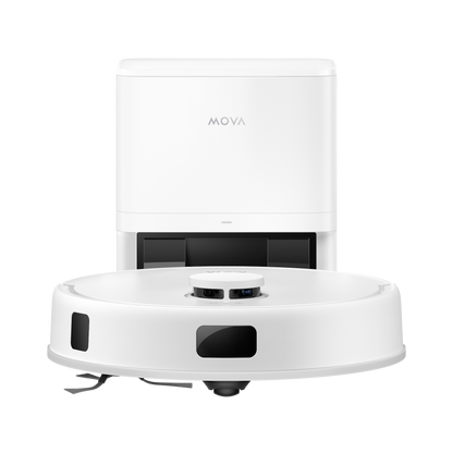 MOVA E20 Plus ロボット掃除機 高精度マッピング - 5000pa強力吸引 水拭き 禁止エリア 静音設計 遠隔操作 自動充電