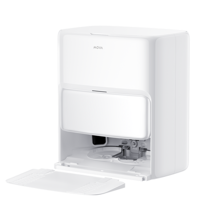 MOVA P50 Ultraロボット掃除機 19,000Paの吸引力 75℃の温水モップ自動洗浄 自動ゴミ収集 モップに自動給水 LDSレーザーナビゲーション 自動マッピング 障害物回避 アプリ対応 3年間メーカー保証