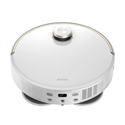 MOVA V50 Ultraロボット掃除機 AIで革新 24,000Pa圧倒的パワーで清掃の頂点へ 6cmの段差乗り越え能力 昇降式ナビゲーション モップとサイドブラシが自在に伸縮し